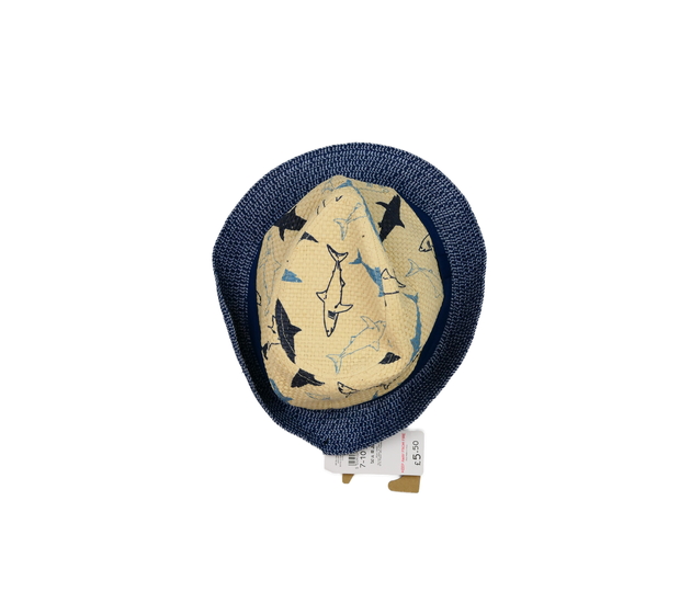 Nový slaměný klobouk se žraloky Nutmeg