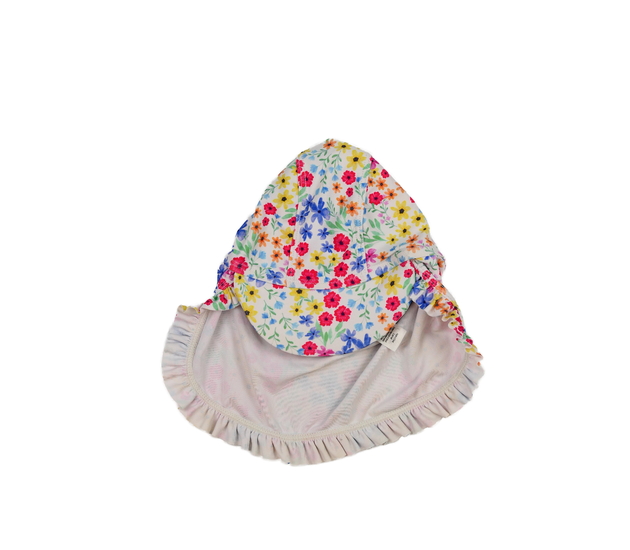 Bílá čepice s ochrannou krku George