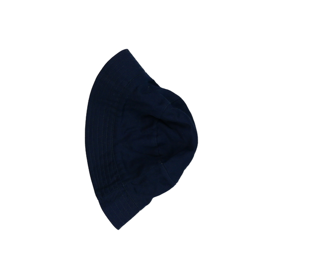 Oboustranný tmavě modrý/hnědý klobouk 