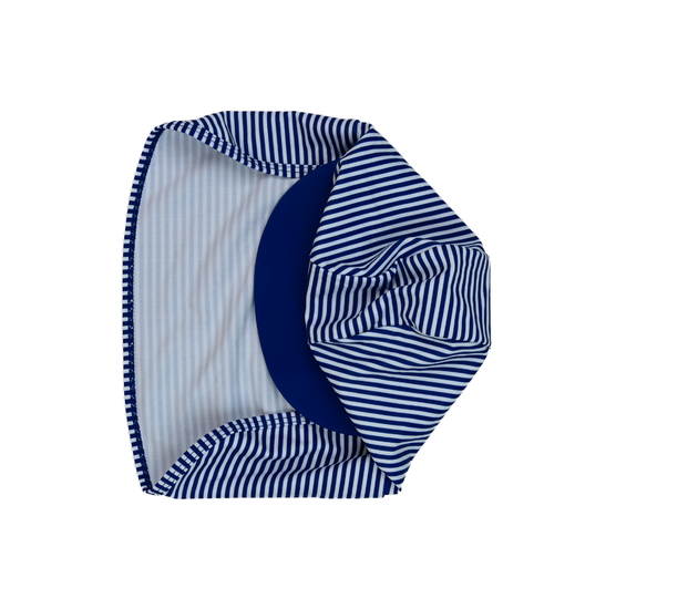 Pruhovaná čepice s ochrannou krku George