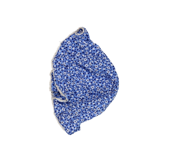 Modrý květinový klobouk George