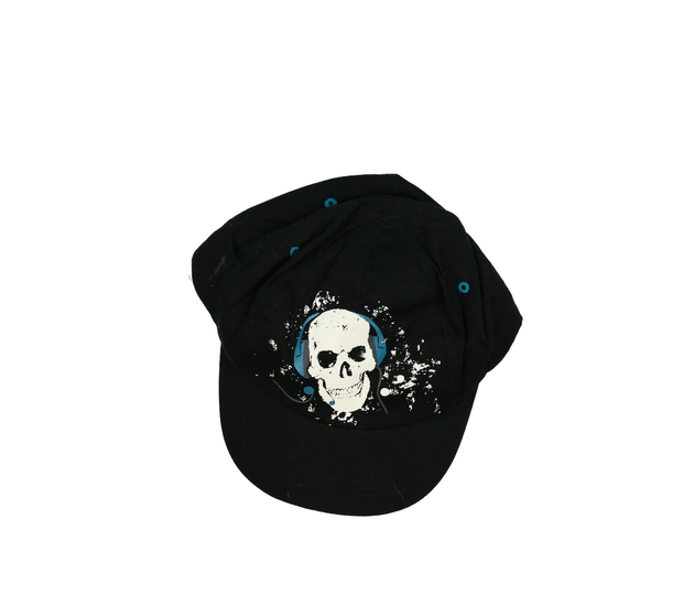 Černá kšiltovka s lebkou 