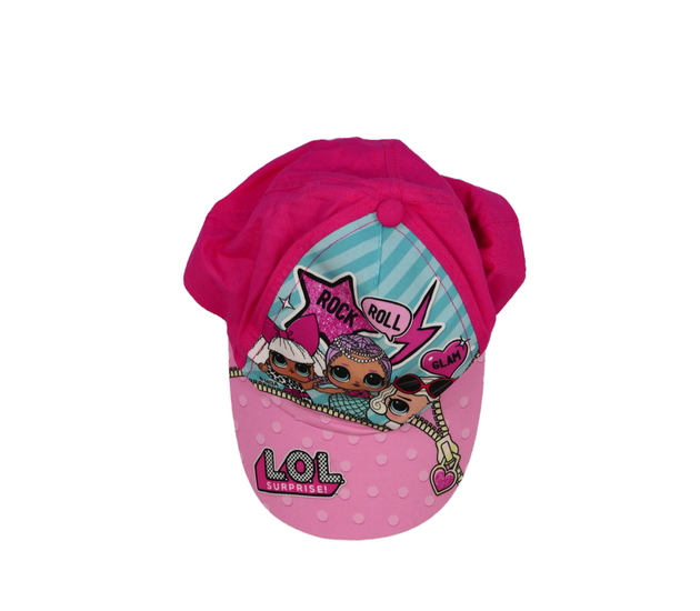 Růžová kšiltovka LOL 54 cm