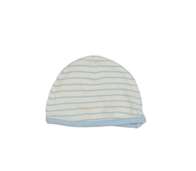 Bílo-modrá bavlněná čepička Nutmeg