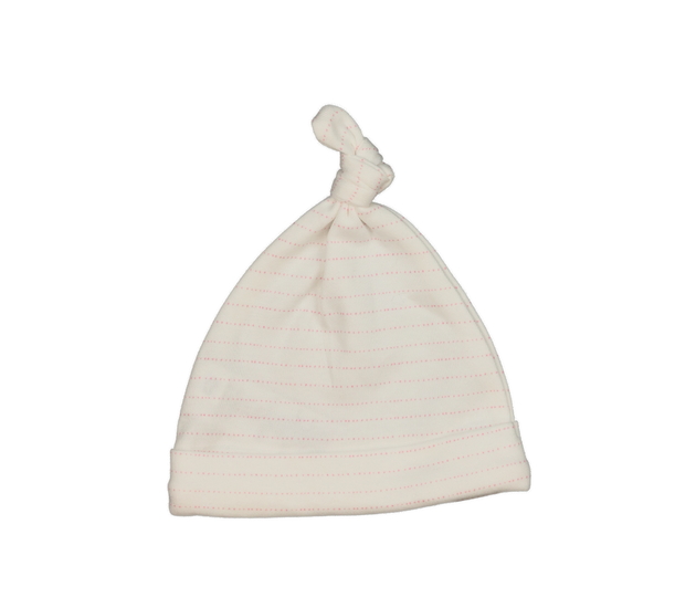 Bílo-růžová bavlněná čepička Next