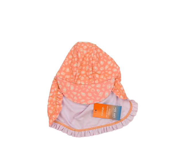 Nová oranžová čepice s ochrannou krku George