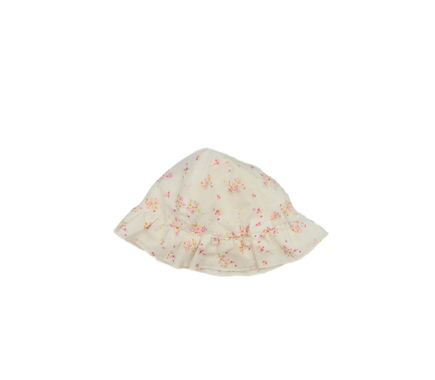 Krémový květinový klobouk Nutmeg