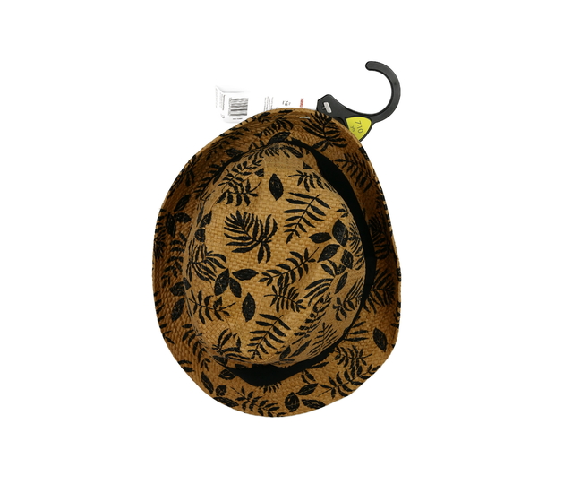 Nový hnědý klobouk s listy F&F