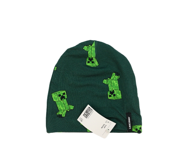 Nová zelená bavlněná čepice Minecraft H&M