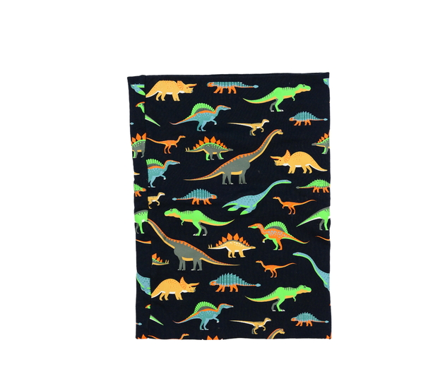 Tmavý nákrčník s dinosaury 35x50 cm H&M