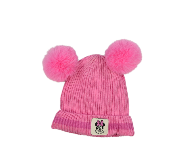 Růžová čepička Minnie s fleecovou podšívkou