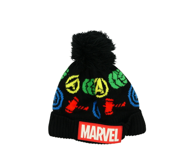 Černá čepice Marvel George