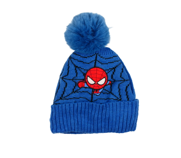 Modrá čepice Spider-man 