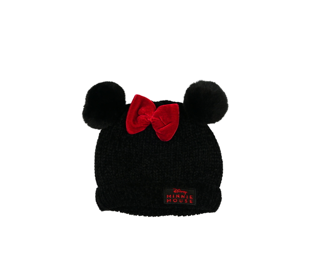 Černá hebká čepice Minnie George