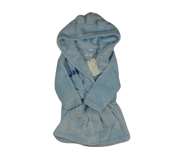 Modrý hebký župan se sloníkem vel. 6-12 měsíců