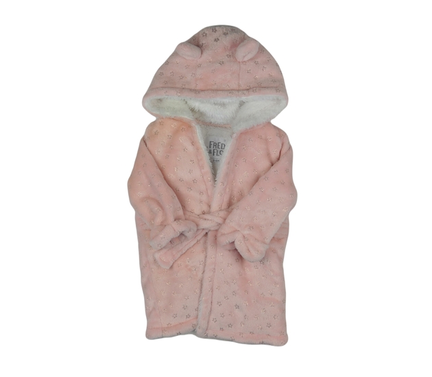 Růžový župan s hvězdičkami F&F