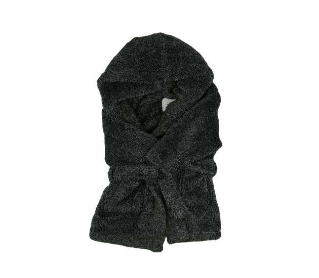 Šedý chlupatý župan Next