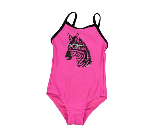 Růžové plavky se zebrou 