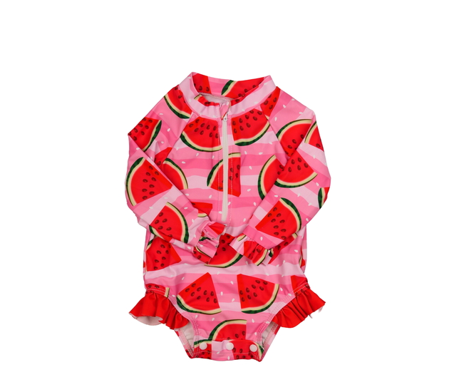 Růžové plavky s melounem 