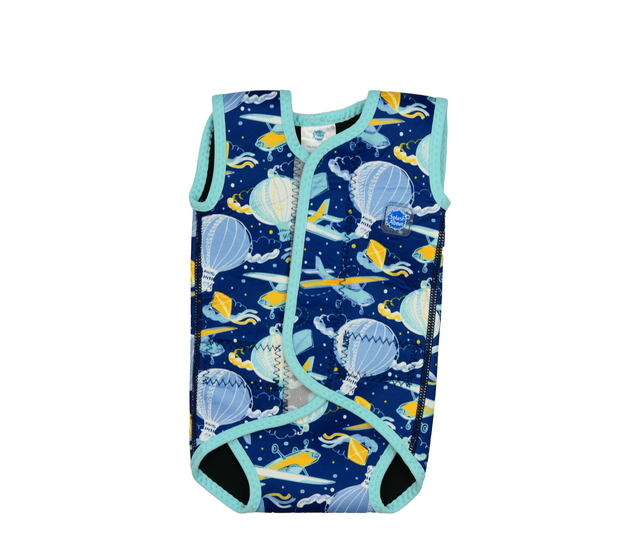 Modrá neoprenová plovací vesta Splash About