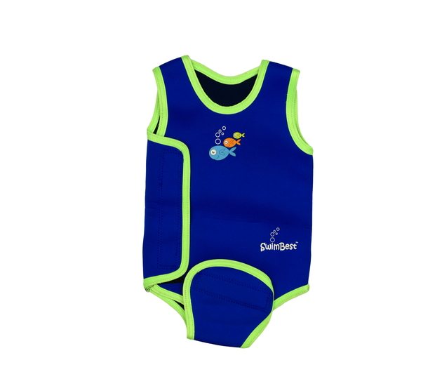 Modrá neoprenová plovací vesta