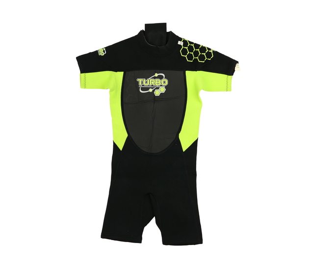 Černozelené neoprenové plavky 