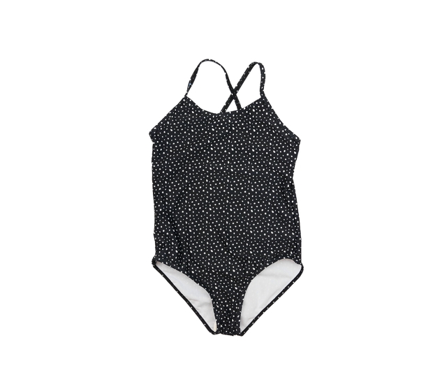 Černé plavky s bílými vzory Primark