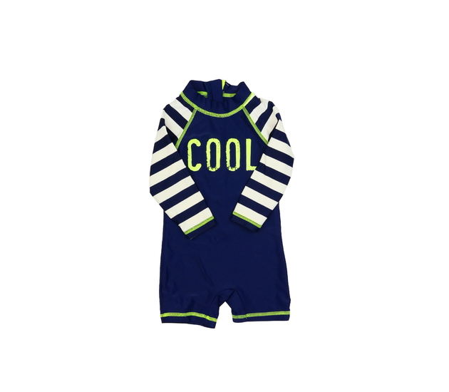 Tmavomodré plavky s nápisem Primark