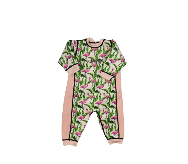 Neoprenové plavky s plameňáky 