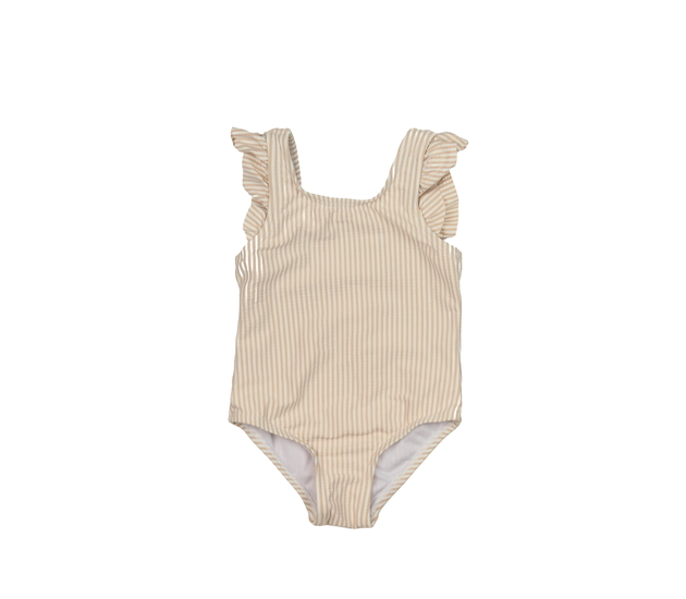 Hnědé pruhované plavky George