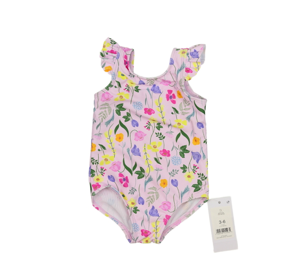 Nové fialové květinové plavky George