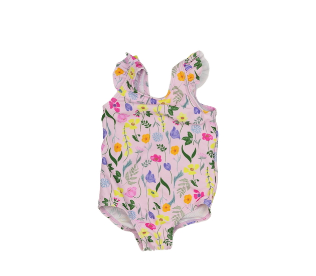 Fialové květinové plavky George