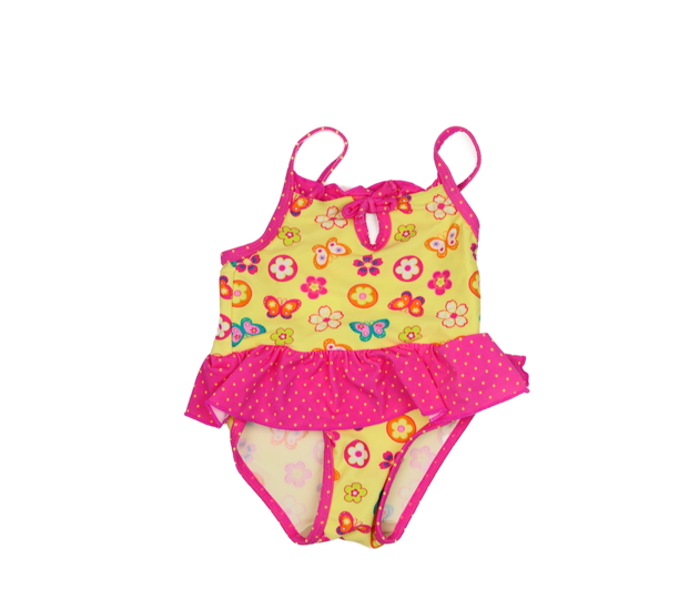 Kojenecké růžovožluté plavky 