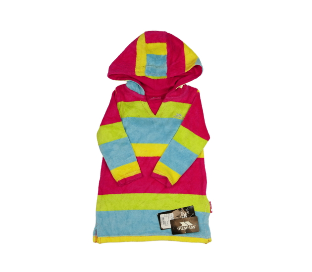 Nová pruhovaná županová mikina přes plavky Trespas