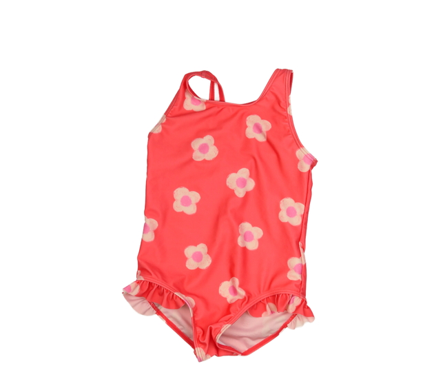 Růžové plavky s květinkami George