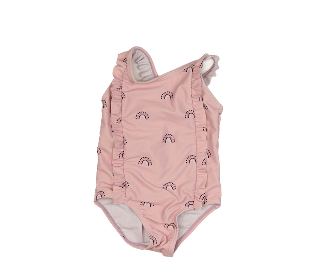 Světlé plavky s volánky a duhou George