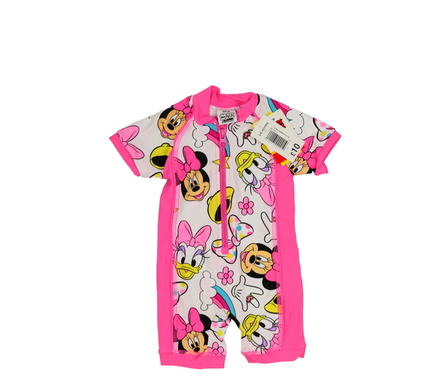 Nové růžovobílé plavky Minnie 