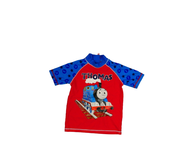 Modročervené plavkové triko Mašinka Tomáš 