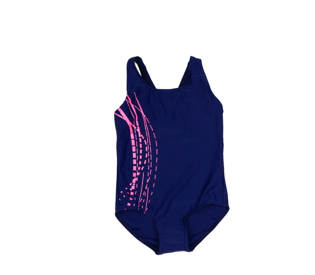 Tmavě modré plavky s růžovým detailem George