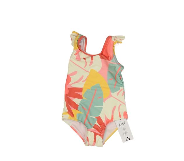 Nové krémové plavky s volánky George