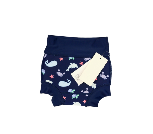 Nové tmavě modré kojenecké plavky F&F