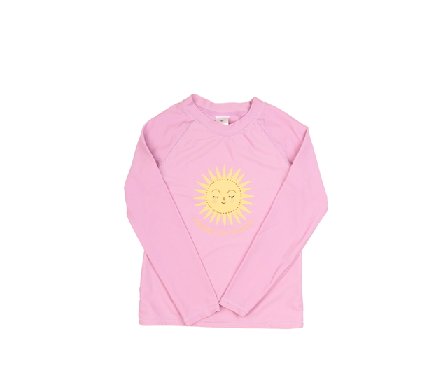 Světlé plavkové triko se sluncem 