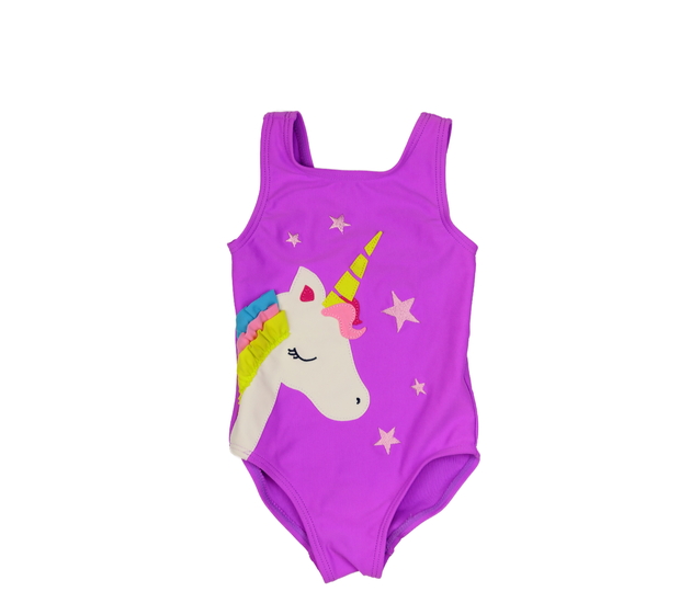 Světle fialové plavky s jednorožcem Next