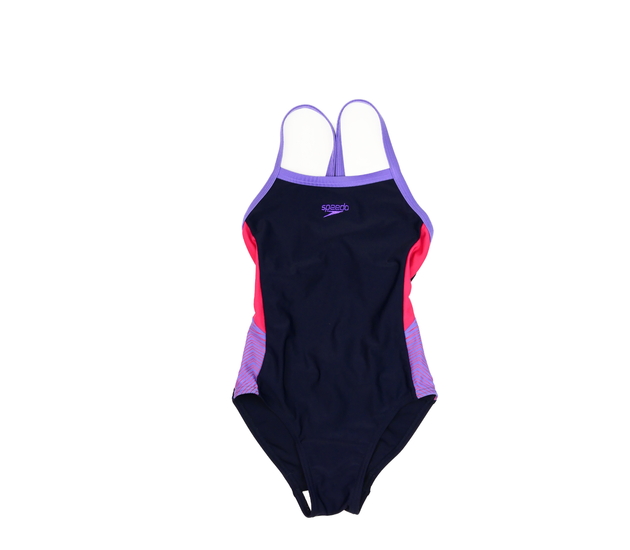 Tmavé plavky s bočními pruhy Speedo 