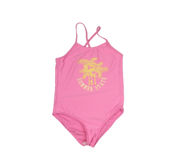 Růžové plavky s nápisem Primark