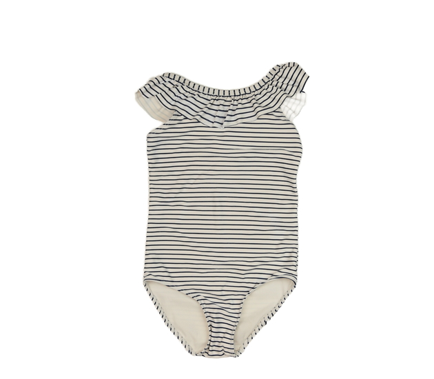 Pruhované bílo-modré plavky H&M