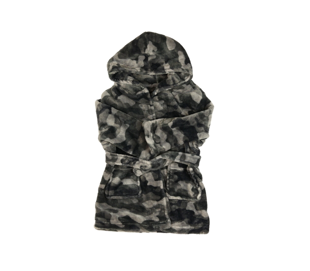 Šedý maskáčový župan 