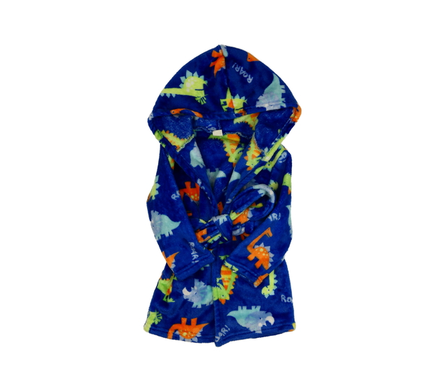 Modrý dinosauří župan 