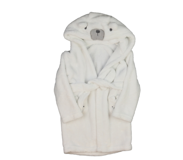 Bílý župan s čumáčkem Nutmeg 