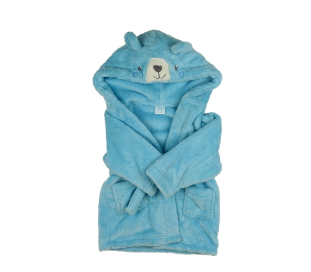 Modrý hebký župan vel. 1-2 roky